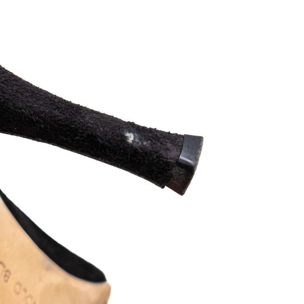 Manolo Blahnik BB Black Suede Pumps EU 38 US 7.5 Pointed Toe Heels - Picture 10 of 11